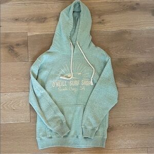 O'Neill Surf Shop Mint Green Hoodie Size S